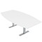 Skutchi Designs 45.25 in W, 84 in L, 29 in H, Engineered Wood Top, White HAR-BOT-46x84-T-XD09 - alternate 1